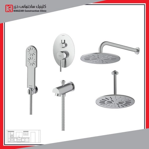 شیر شودر مدل روگن تیپ 4 BRASS