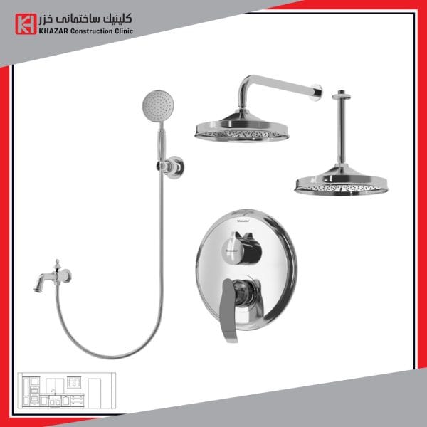 شیر شودر مدل گلوریس تیپ 4 BRASS