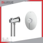 شیر توالت توکار شودر مدل روگن BRASS