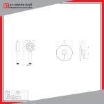 شیر حمام توکار شودر مدل مارینو تیپ 2 ABS