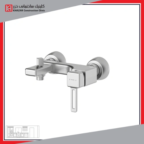 شیر حمام شودر مدل میشل