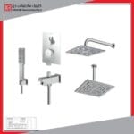 شیر شودر حمام توکار مدل رومر پلاس تیپ 4 BRASS