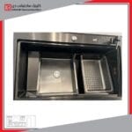 سینک ظرفشویی تک لگن دودی داسی 8048- 1B