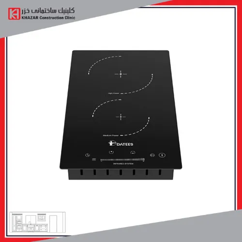 اجاق بگاز رقی داتیس مدل 253-DGE