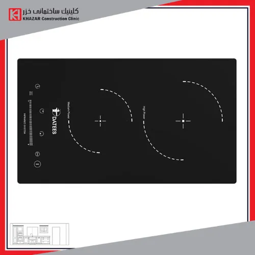 اجاق برقی داتیس مدل DGE-253 (زه استیل)