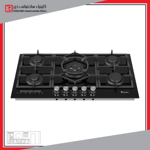 اجاق-گاز-1--DG-569 اجاق گاز داتیس هوشمند مدل DG-569