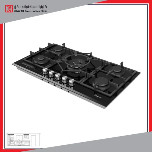 اجاق-گاز--DG-569-3 اجاق گاز داتیس مدل DG-569