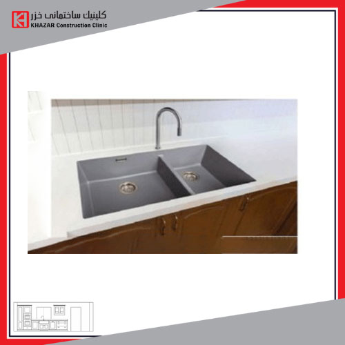 سینک گرانیتی داسی مدل Piacenza