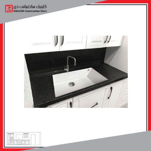 سینک گرانیتی داسی مدل ENZO