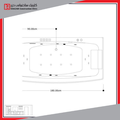 وان و جکوزی WOPO مدل BT106