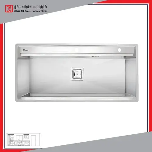 سینک توکار متا مدل M104S